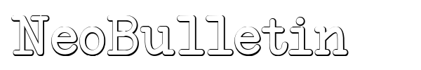 NeoBulletin font preview